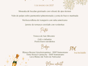 Menú Año Nuevo 2027